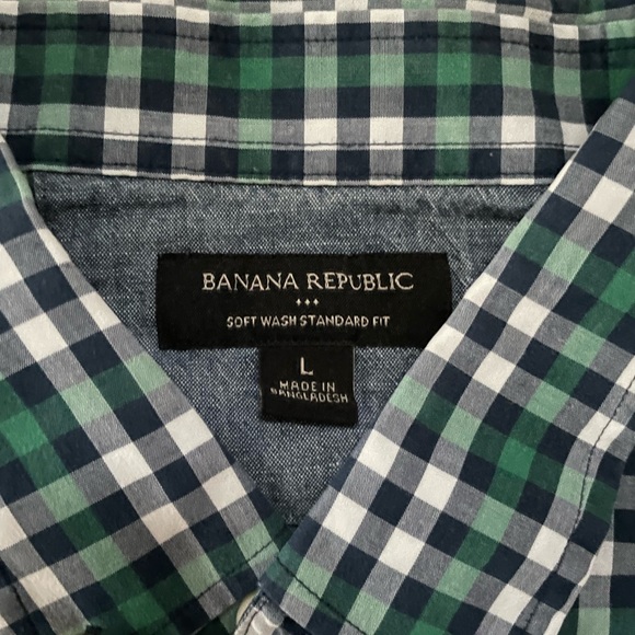 Men’s Plaid Long Sleeve Button Down - Picture 5 of 5